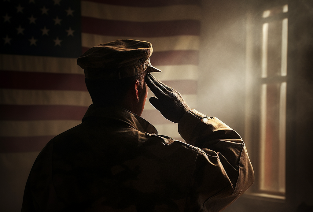 yupyup_a_soldier_saluting_an_american_flag_facing_away_from_me__bb59daed-ad40-4b41-b5aa-03b35a0b7ff5